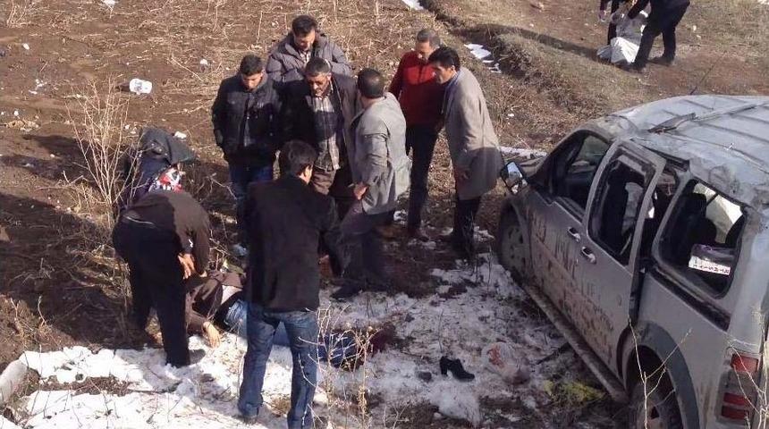 Erzurum&rsquo;da Trafik Kazası: 8 Yaralı