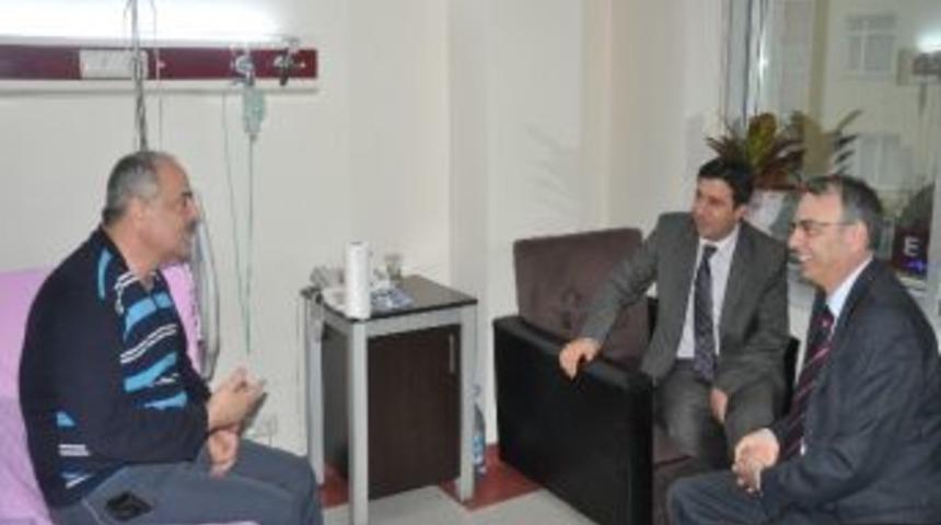 Malğa&ccedil; Ve &Ccedil;imenoğlu&rsquo;ndan Saydam&rsquo;a Ge&ccedil;miş Olsun Ziyareti