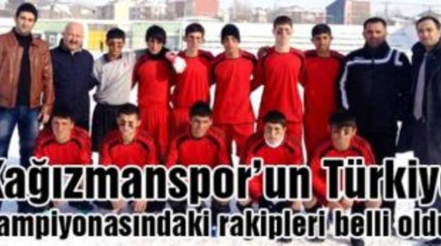 Kağızmanspor&rsquo;un T&uuml;rkiye Şampiyonasındaki rakipleri belli oldu