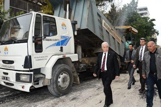 Gazipaşa&rsquo;da Asfalt &Ccedil;alışması 1