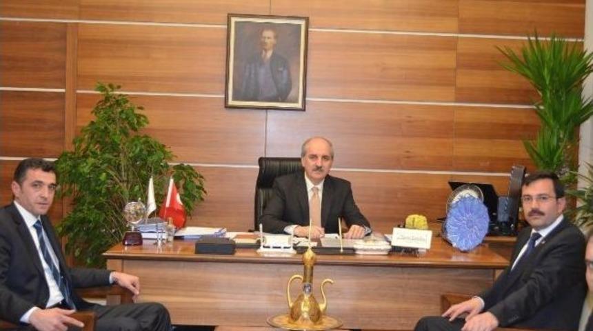 Başkan Uzunkaya&rsquo;dan Numan Kurtulmuş&rsquo;a Ziyaret