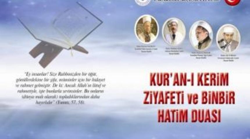 Pazaryolu Kur&rsquo;an Ziyafeti Ve 1001 Hatim Duasına Hazırlanıyor