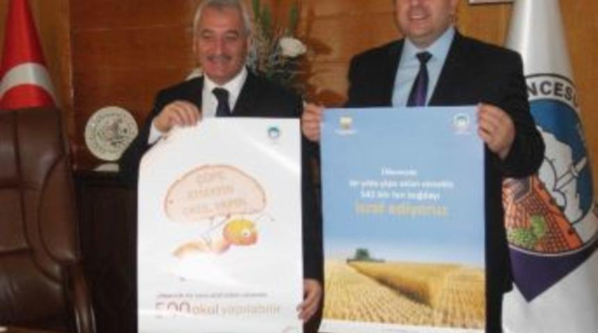 İncesu Belediyesi&rsquo;nden Ekmek İsrafını &Ouml;nleme Kampanyasına Destek