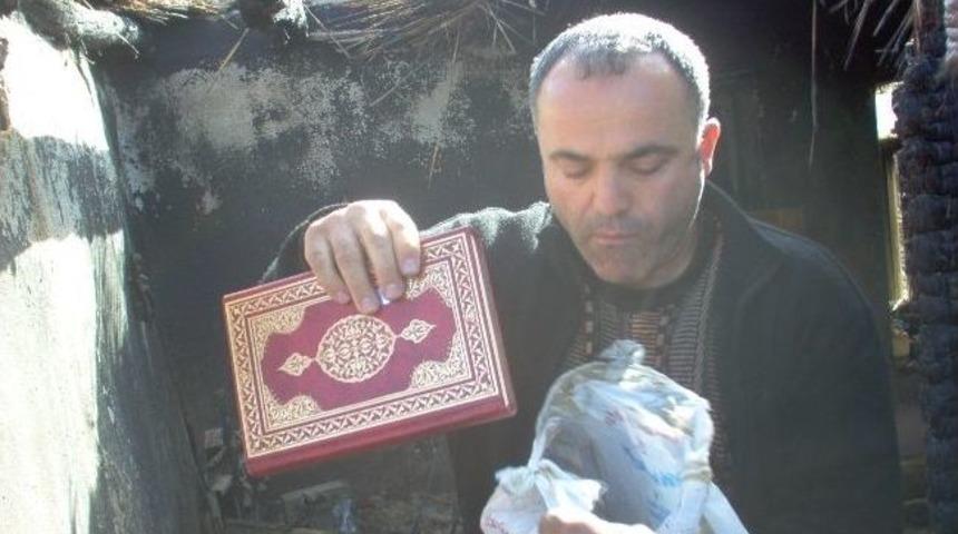 Ev Kül Oldu, Kur’an-ı Kerim Yanmadı