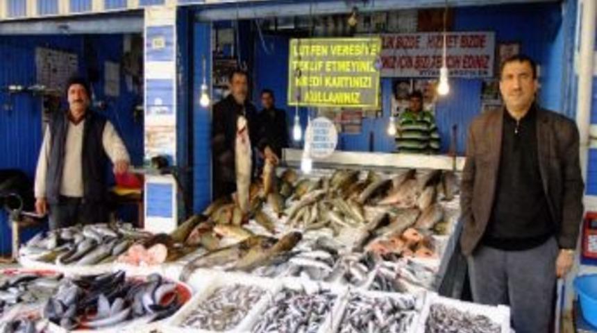 Bafra&rsquo;da Tezgahlarda Balık Bollaştı