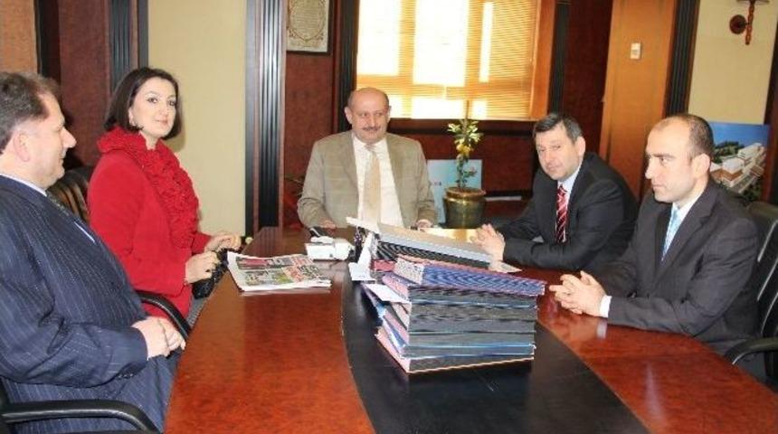 Mhp Rize İl Başkanı Kazmaz&rsquo;dan Belediye Başkanı Bakırcı'ya Tanışma Ziyareti