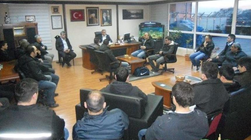 Erdemir İş&ccedil;ilerinden Sendikaya Destek Ziyareti