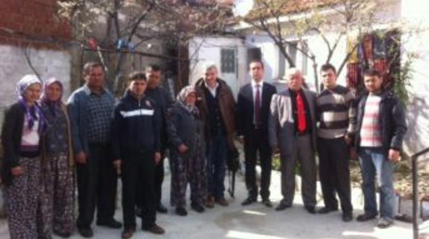 &Ouml;len Maden İş&ccedil;isinin Yakınlarına Taziye Ziyareti