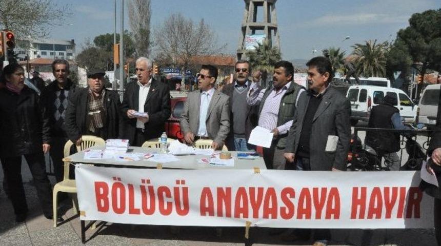 İp, Soma'da &ldquo;b&ouml;l&uuml;c&uuml; Anayasa&rsquo;ya Hayır&rdquo; Konulu İmza Kampanyası Başlattı