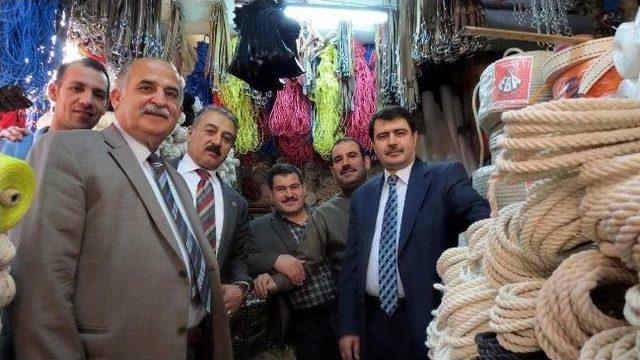 Vali Şahin, Esnafları Ziyaret Etti 1