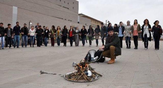 Aib&uuml;&rsquo;de Nevruz Halaylarla Kutlandı 1