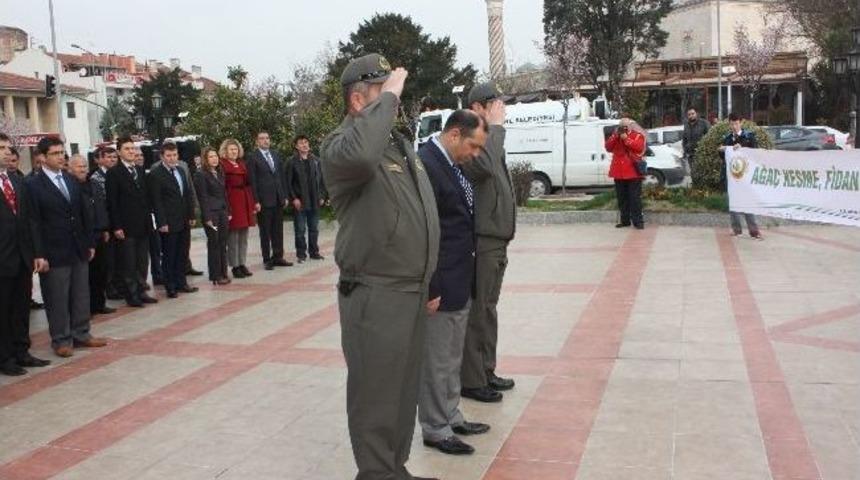 Orman Haftası&rsquo;nda 500 &Ccedil;am Fidanı Dağıtıldı