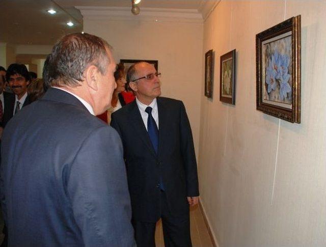 Bolu&rsquo;da Ağrı Dağı Resim Sergisi A&ccedil;ıldı 1