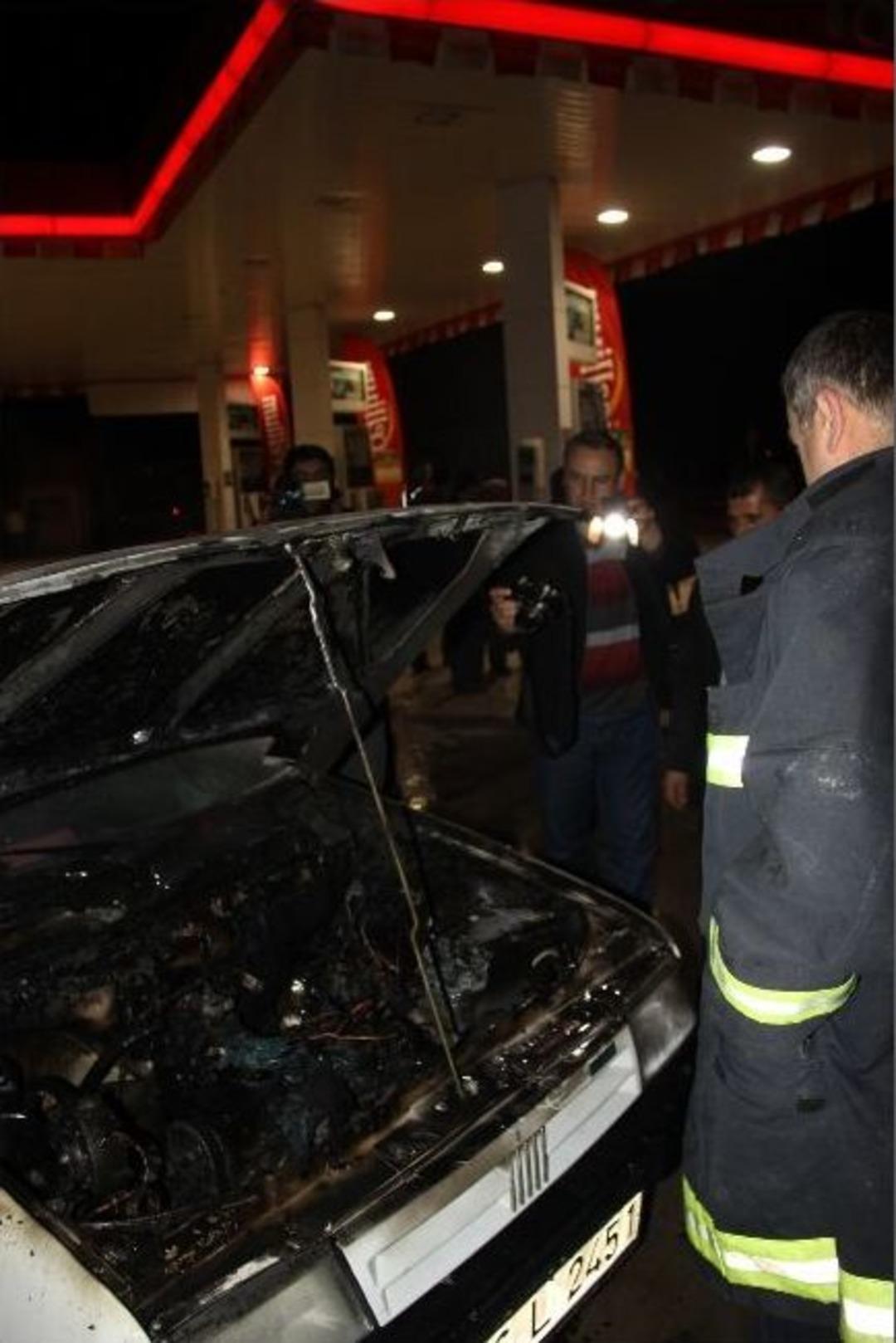 Akaryakıt İstasyonunda Faciaya Kıl Payı