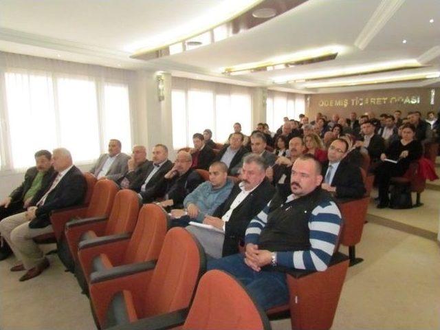 &Ouml;demiş Ticaret Odası&rsquo;ndan İş Sağlığı Ve G&uuml;venliği Semineri 1