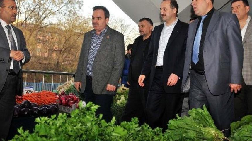 Başkan Akg&uuml;l, Pazar Denetiminde