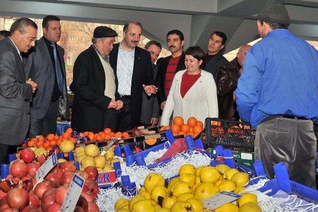 Başkan Akg&uuml;l, Pazar Denetiminde 2