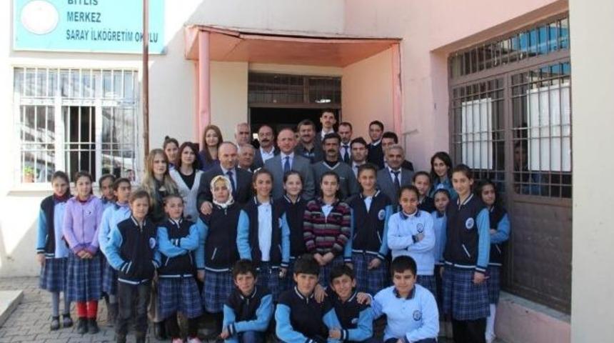 Vali Yurdakul’dan Saray İlköğretim Okulu’na Ziyaret