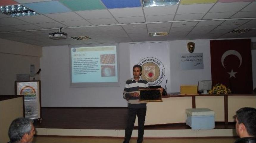 Karaman&rsquo;da Arı Yetiştiriciliği Kursu Devam Ediyor