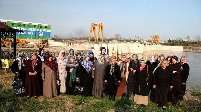 Yöçeyder’li Hanımlar Büyükşehir Hizmetlerini Gezdi