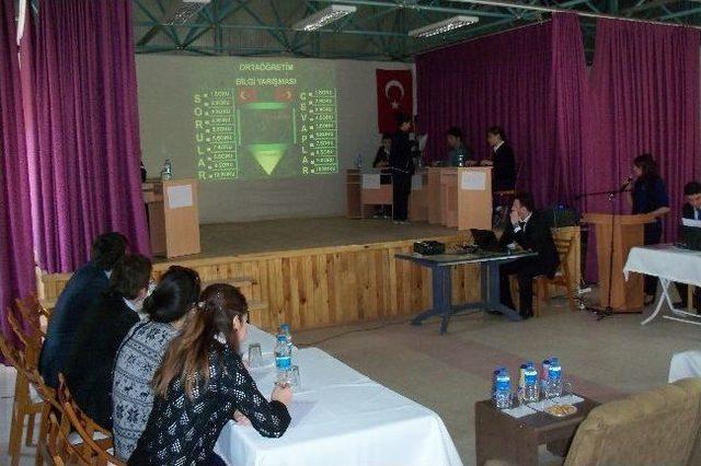 Sulakyurt ta Liseler Arası &Ouml;d&uuml;ll&uuml; Bilgi Yarışması 1