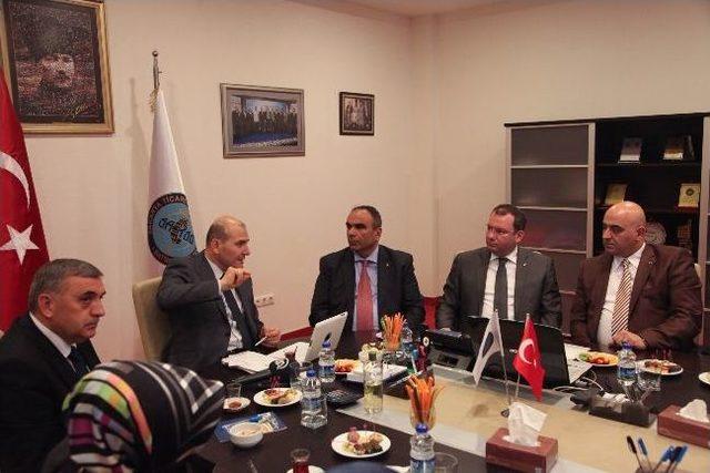 Soylu&rsquo;dan Otomotiv Test Merkezi&rsquo;ne Destek 1