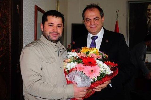 Trakya Gazeteciler Birliği Derneği nden Başkan Dalgı&ccedil; a Ziyaret 2