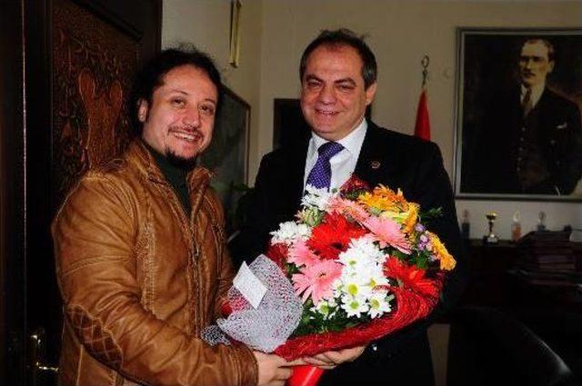 Trakya Gazeteciler Birliği Derneği nden Başkan Dalgı&ccedil; a Ziyaret 3