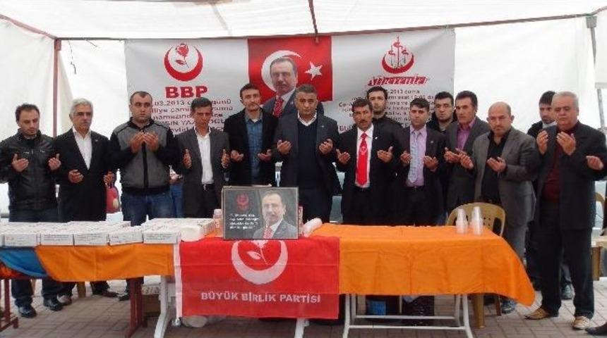 Yazıcıoğlu İ&ccedil;in Mevlid Okutuldu