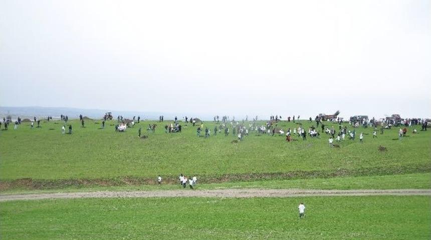 Gen&ccedil; Tema 500 Fidanı Toprakla Buluşturdu
