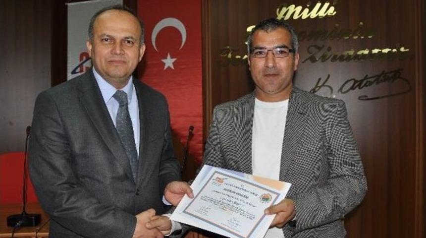 Belediye Personeli “dış Mekan Süs Bitkileri” Sertifikası Aldı