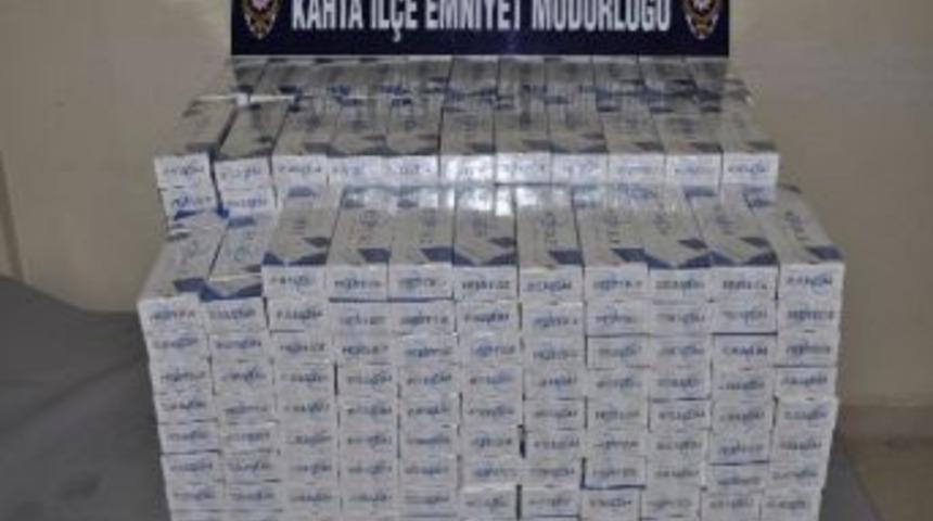 Kahta&rsquo;da 2 Bin Paket Ka&ccedil;ak Sigara Ele Ge&ccedil;irildi