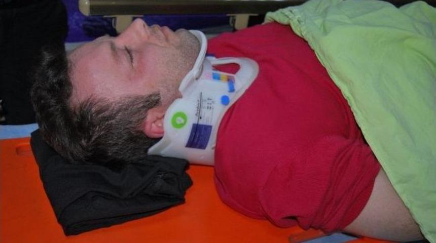 Cuma Namazına Giderken Motorsiklet &Ccedil;arptı