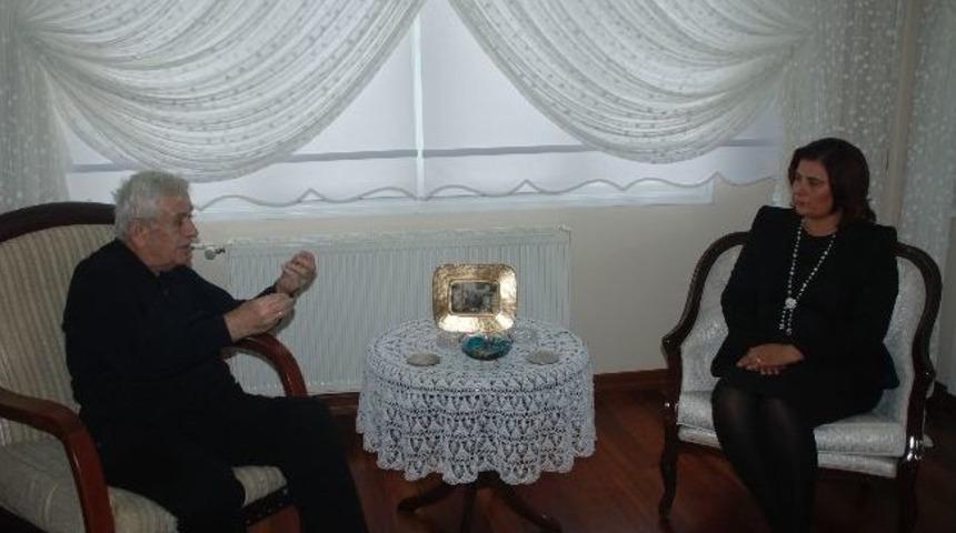 &Ouml;zlem &Ccedil;er&ccedil;ioğlu, İlhami Ortekin&rsquo;e Taziye Ziyaetinde Bulundu