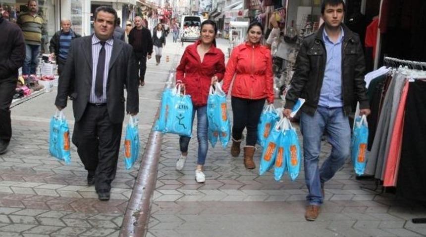 "&ccedil;&ouml;p&uuml;n&uuml;z Altın Olsun" Esnafa Tanıtıldı