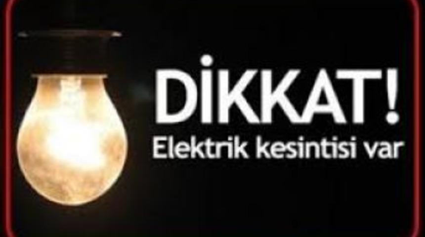 Elazığ&rsquo;da elektirik kesintisi