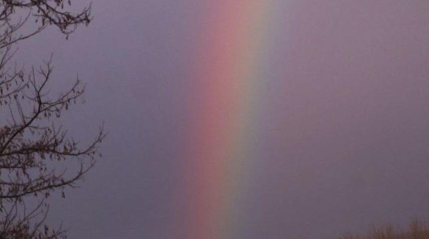 Hisarcık&rsquo;ta G&ouml;kkuşağı B&uuml;y&uuml;ledi