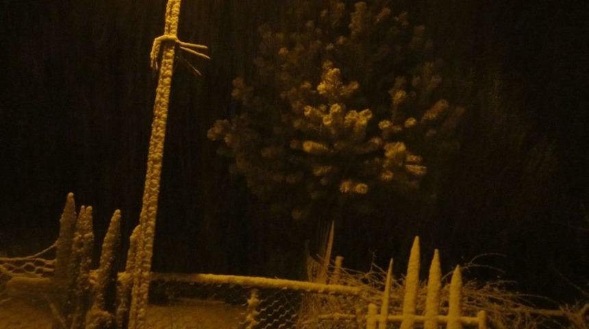 Eflani'de Kar Yağışı