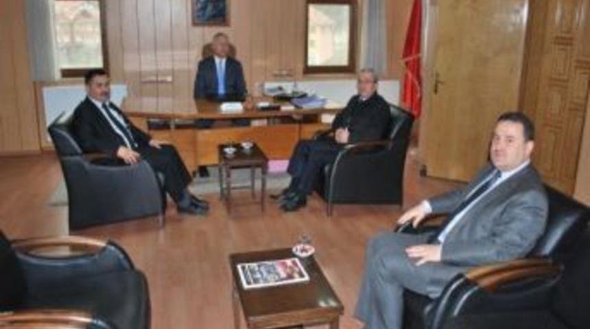 İl Tarım M&uuml;d&uuml;r&uuml; &Ccedil;ataklı&rsquo;dan &Ccedil;aylı&rsquo;ya Nezaket Ziyareti