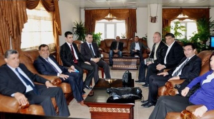 Kamu M&uuml;d&uuml;rlerinden Kızıltepe Belediye Başkanı T&uuml;rk'e Ziyaret