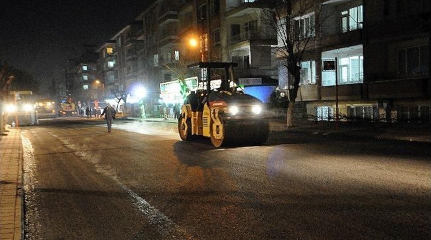 B&uuml;y&uuml;kşehir Belediyesi Asfalt Sezonunu A&ccedil;tı