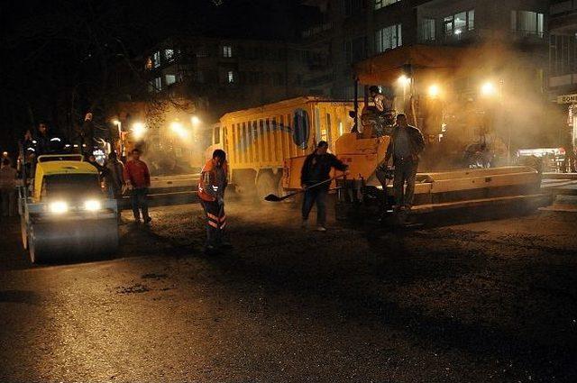 Büyükşehir Belediyesi Asfalt Sezonunu Açtı