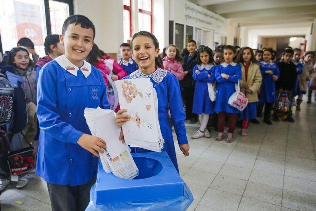 Sincan Belediyesi'nin Geri Dönüşüm Seferberliği Okullara Yayılıyor