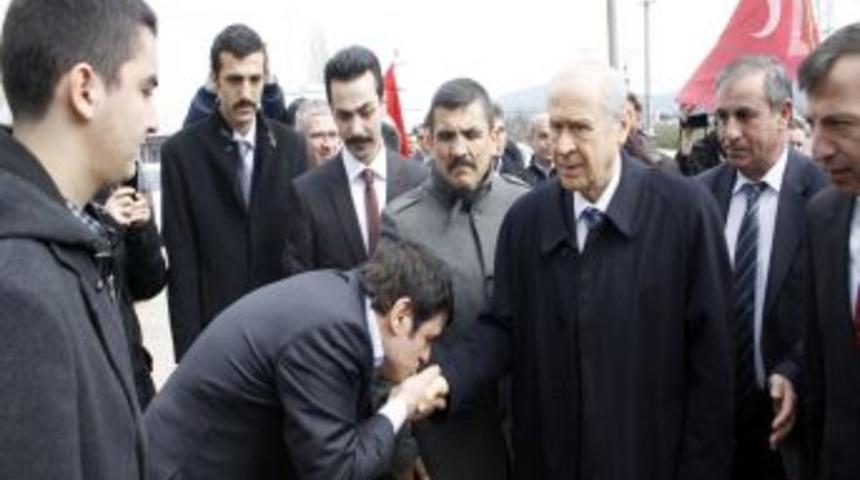 MHP Genel Başkanı Bah&ccedil;eli Bursa&rsquo;da