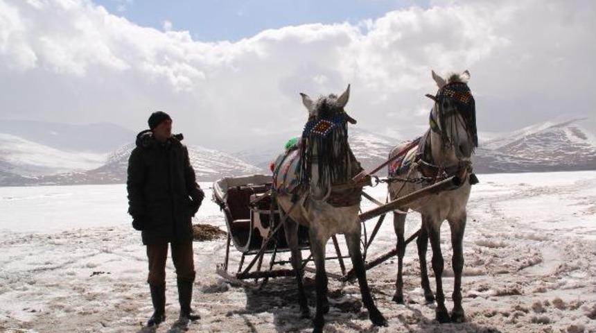 &Ccedil;ıldır'da 2 G&ouml;lde 2 Farklı Durum