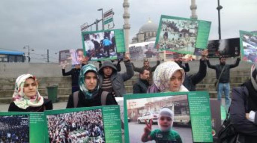 Suriye Halkıyla Dayanışma Platformu'dan Destek G&ouml;sterisi