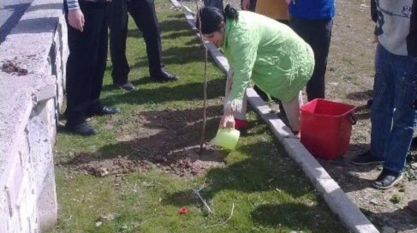 Engelli &Ccedil;ocuklar Fidan Dikti