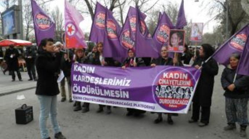 Ankara'da Kadınlar, Kadın Cinayetlerine Karşı Eylem Yaptı