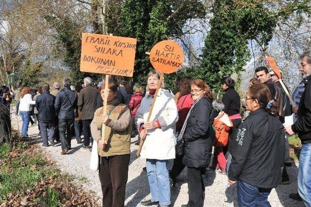 Mıhlı &Ccedil;ayı nda Hes Protestosu 3