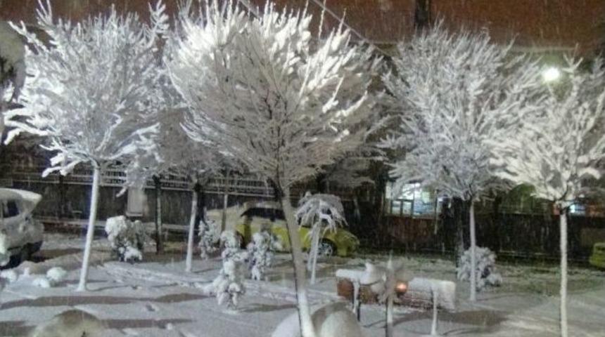 Tatvan&rsquo;da Kar Yağışı